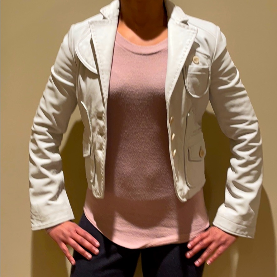 Leather Bcbg Xxs Blazer